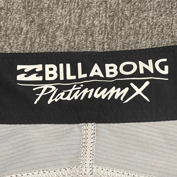 Billabong‎ Platinum X Board Shorts Swim Trunks Striped Beach Surf Size 38 - Picture 5 of 9